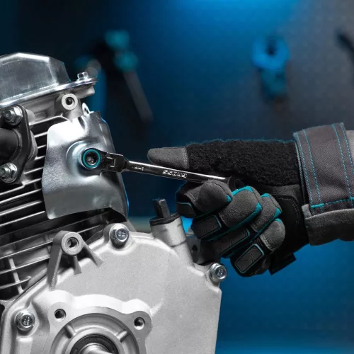 GROSS 7db 8-19mm csuklós racsnis csillagvillás kulcskészlet, PROFESSIONAL