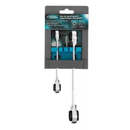 GROSS 2db racsnis csillagkulcs készlet 4in 1, 8-19 mm, több méret PROFESSIONAL