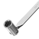 STELS 10x11mm csuklós csőkulcs, Bi-HEX elfordítható csavarkulcs, CrV PROFESSIONAL