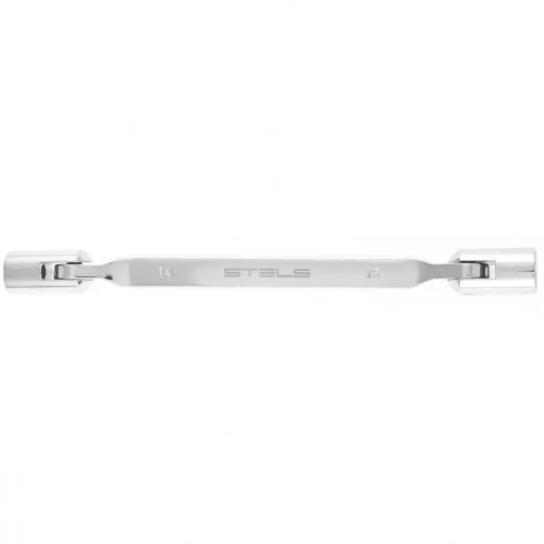 STELS 14x15mm csuklós csőkulcs, Bi-HEX elfordítható csavarkulcs, CrV PROFESSIONAL