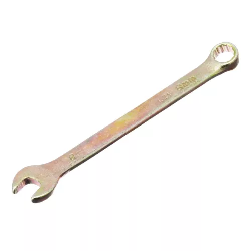 SIBRTEH 8mm kombinált csillag-villás csavarkulcs sárga