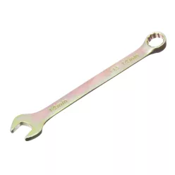 SIBRTEH 14mm csillag-villáskulcs sárga cink bevonattal