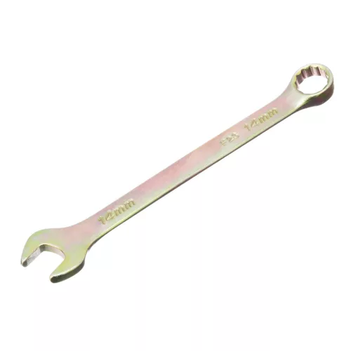 SIBRTEH 14mm csillag-villáskulcs sárga cink bevonattal