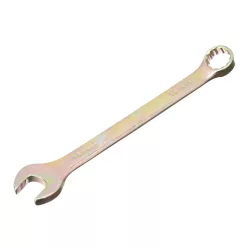 SIBRTEH 15mm csillag-villáskulcs sárga cink bevonattal