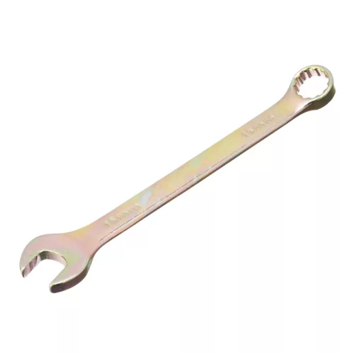 SIBRTEH 15mm csillag-villáskulcs sárga cink bevonattal