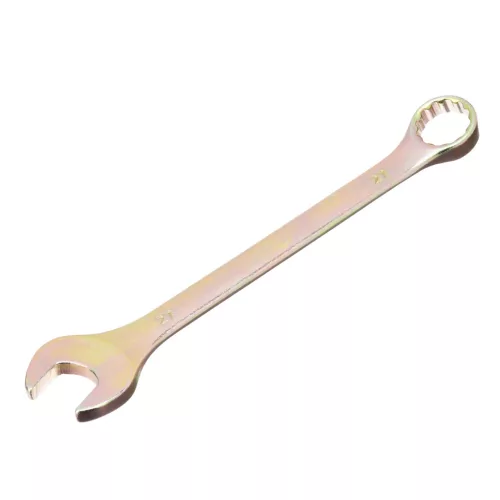 SIBRTEH 27mm csillag-villáskulcs sárga cink bevonattal