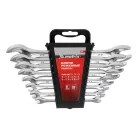 MTX 6-22mm kettős villás csavarkulcs szett/8db elliptikus,csiszolt CrV