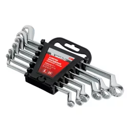   MTX 6-17mm 6db csillagkulcs készlet, elliptikus, tükör krómozott, CrV