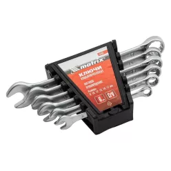   MTX 8-17mm 6db bi-Hex kombinált csillag-villás kulcs szett CrV