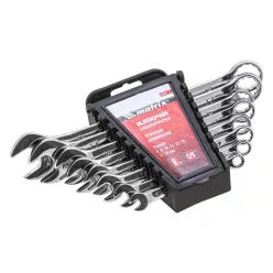 MTX 6-19mm 8db kombinált csillag-villás kulcs szett CrV