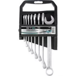 STELS Professional 8-19mm 8db-os hajlított kombinált csillag-villáskulcs készlet CrV
