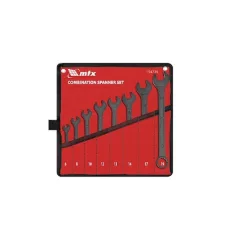   MTX 6-19mm 8db foszfátozott kombinált csillagvillás kulcs szett tartóban