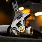 DENZEL 46/ 300mm állithato villáskulcs, CrV, kovácsolt acél PROFESSIONAL