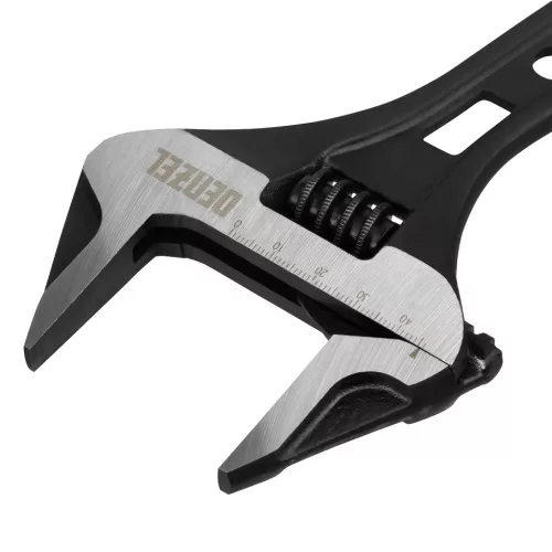 DENZEL 46/ 185mm rövid állithato villáskulcs, CrV, kovácsolt acél PROFESSIONAL