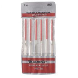 MTX 140x50x3mm gyémánt tűreszelő szett tasakban 6db