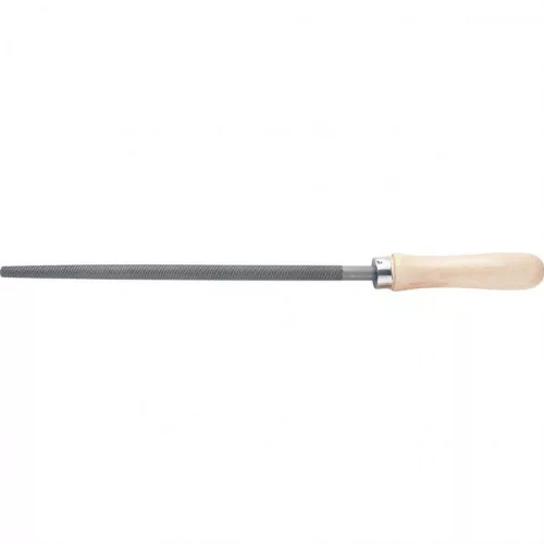 SIBRTEH fém reszelő 5,5x300mm kör keresztmetszetű, nyéllel