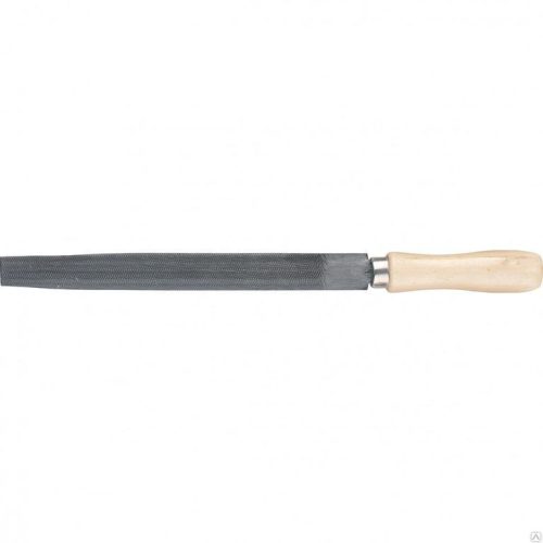 SIBRTEH félkör reszelő 200mm fém, nyéllel