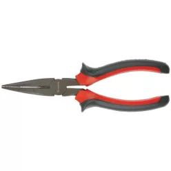   MTX 160mm BlackNickel kúpos hosszú csőrű fogó két komponensű nyél