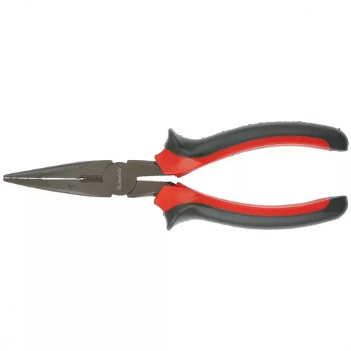 MTX 160mm BlackNickel kúpos hosszú csőrű fogó két komponensű nyél