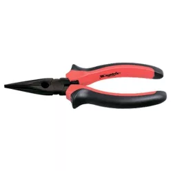   MTX 180mm BlackNickel kúpos hosszú csőrű fogó két komponensű nyél