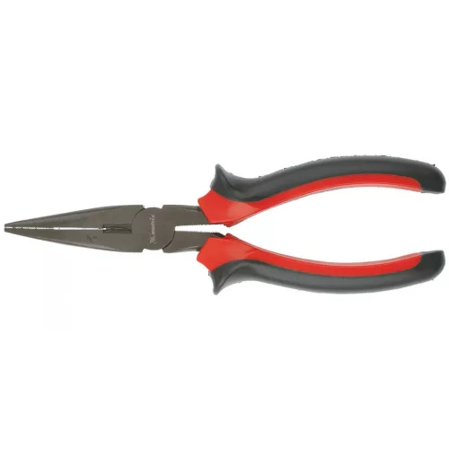 MTX 200mm BlackNickel kúpos hosszú csőrű fogó két komponensű nyél