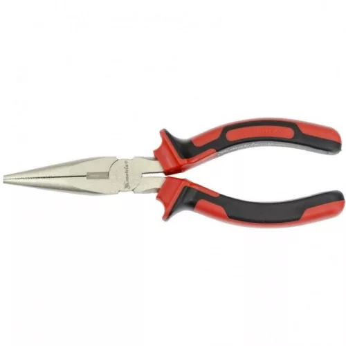 MTX 160mm Nickel kúpos hosszú csőrű fogó két komponensű nyél