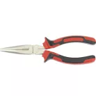 MTX 180mm Nickel kúpos hosszú csőrű fogó két komponensű nyél