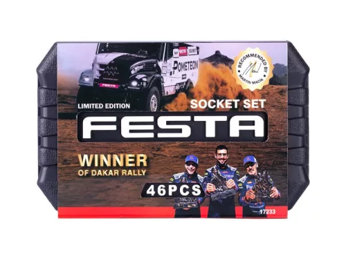FESTA Dugókulcs készlet 46 részes 1/4" 4-14 mm CrV