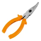 SPARTA 160mm hajlított hosszú kúpos fogó műanyag fogantyúval, csiszolt CLASSIC LINE