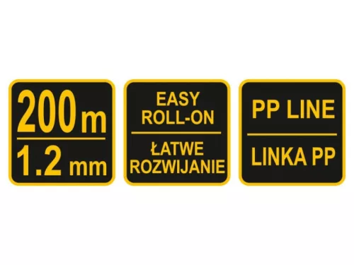 VOREL Kőműves zsinór 200 fm x 1,2 mm