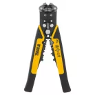 DENZEL 0,2-6 mm² krimpelő fogó huzalcsupaszító, kábelvágó funkcióval 