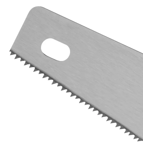 SPARTA 500mm rókafark fűrész, kézi fafűrész 7-8Tpi, 2D edzett fogazat, vonalzóval, gumírozott markolat