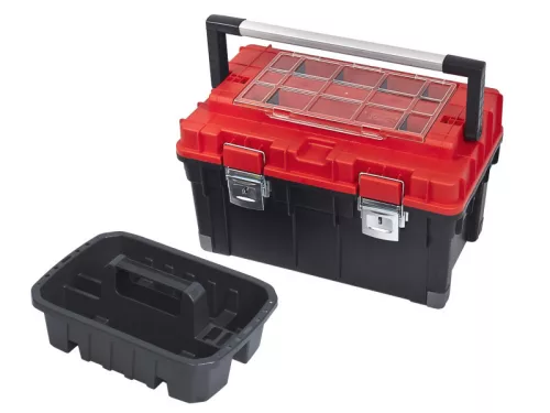 QBRICK REGULAR Szerszámosláda trophy 2 carbo HD piros