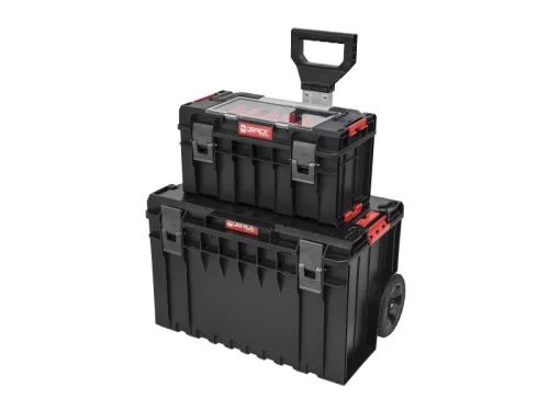QBRICK SYSTEM ONE Vario Gurulós szerszámosláda + SYSTEM PRO 500 Expert