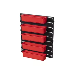   QBRICK SYSTEM ONE Tárolóláda + QBRICK SYSTEM PRO tárolóláda fali tartóval 4