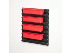 QBRICK SYSTEM ONE Tárolóláda + QBRICK SYSTEM PRO tárolóláda fali tartóval 4