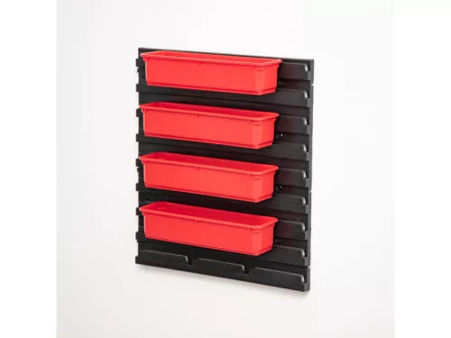 QBRICK SYSTEM ONE Tárolóláda + QBRICK SYSTEM PRO tárolóláda fali tartóval 4