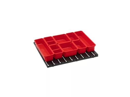 QBRICK SYSTEM ONE Tárolóláda + QBRICK SYSTEM PRO tárolóláda fali tartóval 6