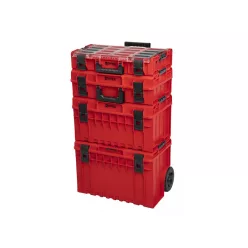   QBRICK SYSTEM ONE Szerszámosláda rendszer 4 részes Red Ultra HD