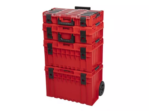QBRICK SYSTEM ONE Szerszámosláda rendszer 4 részes Red Ultra HD
