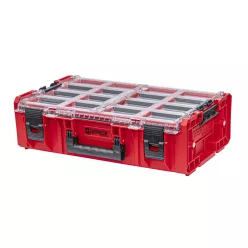   QBRICK SYSTEM ONE Organiser XXL Többrétegű Hab Betétes Red Ultra HD