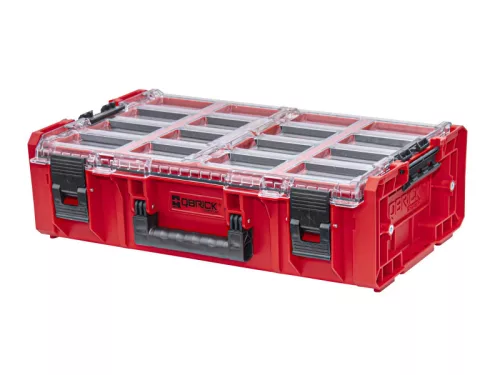 QBRICK SYSTEM ONE Organiser XXL Többrétegű Hab Betétes Red Ultra HD