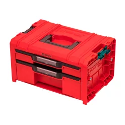   QBRICK SYSTEM PRO Szerszámosláda Fiókos 2 EXPERT Red Ultra HD