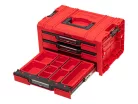 QBRICK SYSTEM PRO 2.0 Szerszámosláda Fiókos 3 EXPERT Red Ultra HD