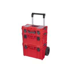   QBRICK SYSTEM PRIME Gurulós szerszámosláda Custom SET 1 Red Ultra HD
