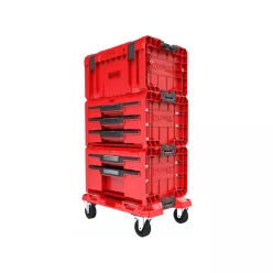   QBRICK SYSTEM PRO Gurulós Fiókos Szerszámosláda 4 Red Ultra HD