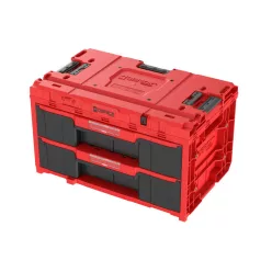 QBRICK SYSTEM ONE Fiókos Szerszámosláda 2.0 Red