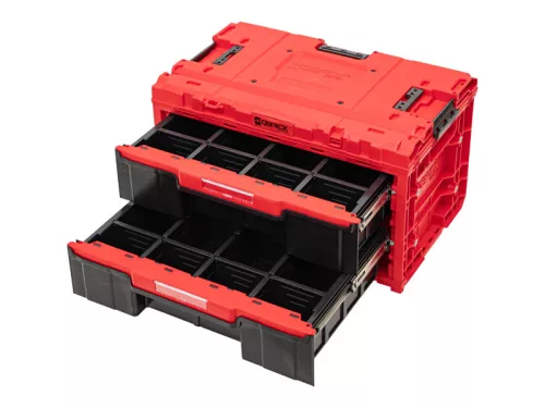 QBRICK SYSTEM ONE Fiókos Szerszámosláda 2.0 Red