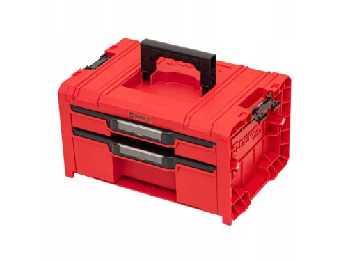 QBRICK SYSTEM PRO 2.0 Fiókos Szerszámosláda rendszer 6 Red Ultra HD