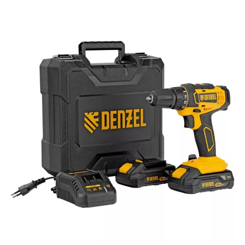 DENZEL 18V 2 akku 2 sebesség Li-Ion akkus fúró-csavarozó  CDL-18-02BM